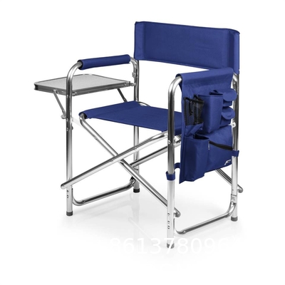 Promotional Folding Lightweight Aluminum Dining Director Chair Adjustable Outdoor Foldable Metal Director Chairs