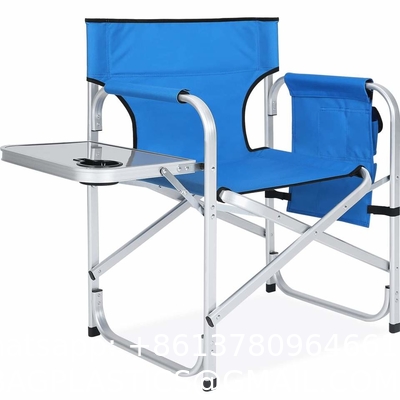 Promotional Folding Lightweight Aluminum Dining Director Chair Adjustable Outdoor Foldable Metal Director Chairs