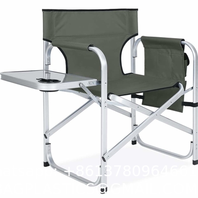 Promotional Folding Lightweight Aluminum Dining Director Chair Adjustable Outdoor Foldable Metal Director Chairs