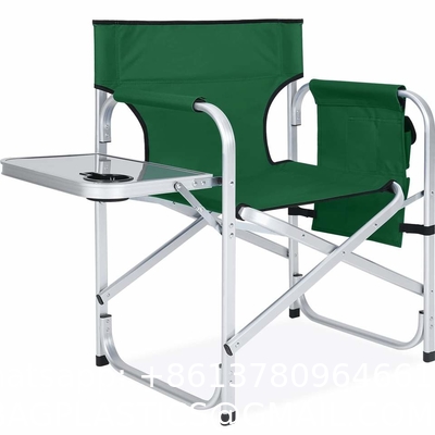 Promotional Folding Lightweight Aluminum Dining Director Chair Adjustable Outdoor Foldable Metal Director Chairs