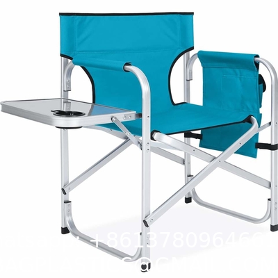 Promotional Folding Lightweight Aluminum Dining Director Chair Adjustable Outdoor Foldable Metal Director Chairs