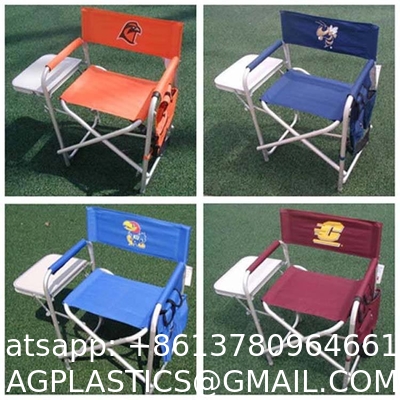 Promotional Folding Lightweight Aluminum Dining Director Chair Adjustable Outdoor Foldable Metal Director Chairs