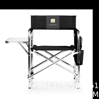 Promotional Folding Lightweight Aluminum Dining Director Chair Adjustable Outdoor Foldable Metal Director Chairs