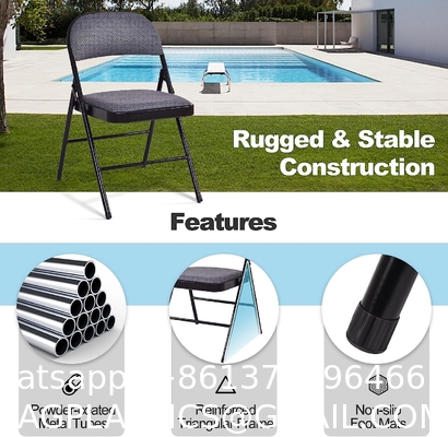 Wholesale Folding Portable Pp Plastic Metallic Frame Dinning Chair Plastic Chairs For Events