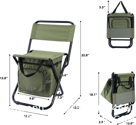 Camping Stool Portable Stool Portable Chair Mini Foldable Stool Fishing Stool for Adults Fishing Hiking Gardenin