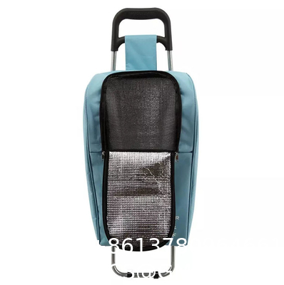High Quality Wholesale 6 Wheel Foldable Aluminium Alloy Collapsible Carts Shopping Trolley With Seat