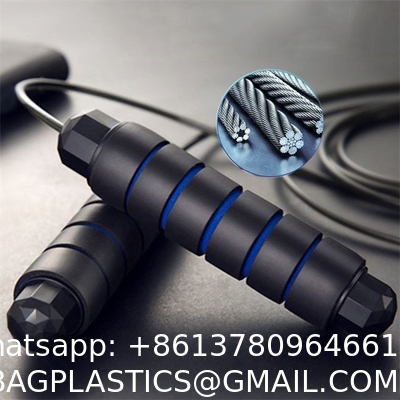 Skipping Rope with Ball Bearings Rapid Speed Jump Rope Cable and 6”Memory Foam Handles Ideal for Aerobic Exercise