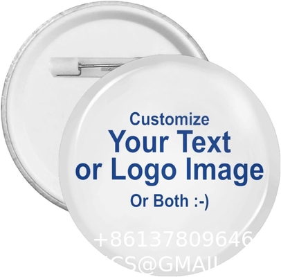 Custom Button Pins Personalize Your Own Name Logo Photo Pins Round Badges Design Your Own Personalized Pinback Buttons