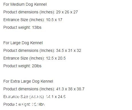 Large Plastic Dog House Outdoor Indoor Doghouse Puppy Shelter Water Resistant Easy Assembly Sturdy Dog Kennel
