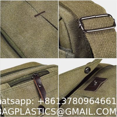 Outdoor ornaments Canvas Storage Bag, Men'S Canvas Small Messenger Bag Casual Shoulder Bag Chest Bag Travel Carry Bag