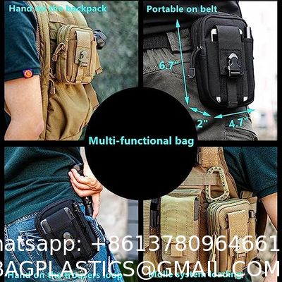 Tactical Belt ornaments Gun Belts Rigger Webbing With Heavy-Duty Quick-Release Buckle And EDC Molle Pouch