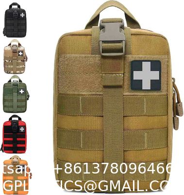1000D Molle Ifak Pouch Rip Away, Tactical Tear Away Medical Pouch Empty, ornaments First Aid Pouch Bag Only for Camping