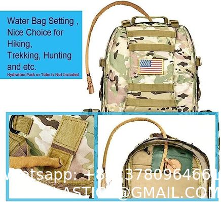 Hiking Waterproof Army Waist Rucksack, ornaments Pack Army Survival Combat Rucksack Backpack