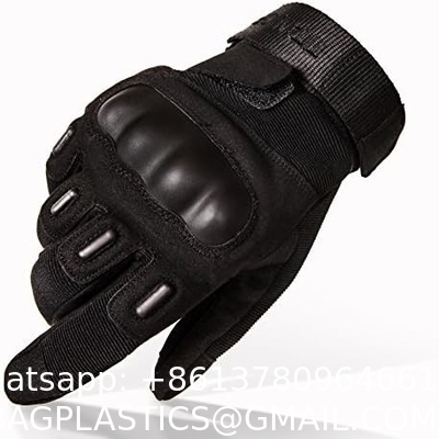 Protective Gear Full Finger Gloves, Motorcycle Tactical Gloves Upgraded Touch Screen Damping Palm Pads Rubber Guard