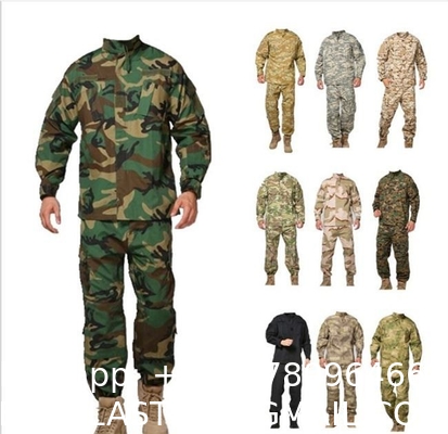 Military Uniform Suit Unisex Lightweight Military Camo Tactical Camo Hunting Combat BDU Uniform Army Suit Set
