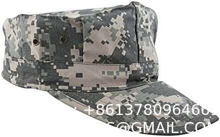 Octagonal Military Camouflage Cap Sun Hat Military Army Hat Woodland Camo Outdoor Tactical Octagonal Cap Fishing Hik