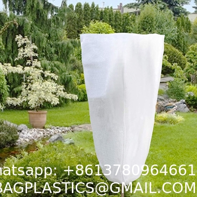 Plant Freeze Protection Covers 32 x 47 Inch Winter Shrub Cover Tree Frost Blanket Drawstring Winter Frost Prote