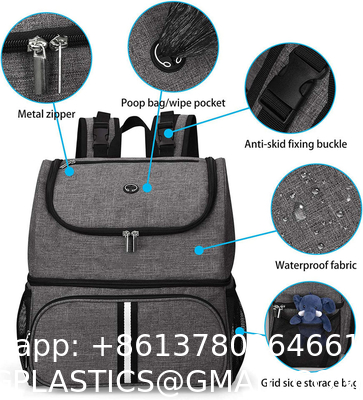 Pet Travel Bag For Dog Cat Weekend Tote Organizer Bag For Dogs Travel Food Carriers Bag