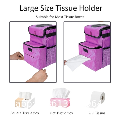 Car Trash Can For Car Cute, Car Trash Bag Bin Hanging Waterproof Automotive Car Garbage Cans Leak Proof Vehicle