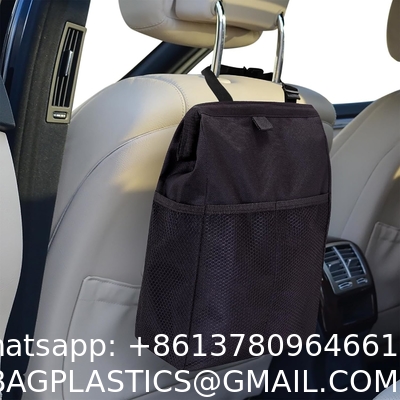Car Trash Can For Car Cute, Car Trash Bag Bin Hanging Waterproof Automotive Car Garbage Cans Leak Proof Vehicle