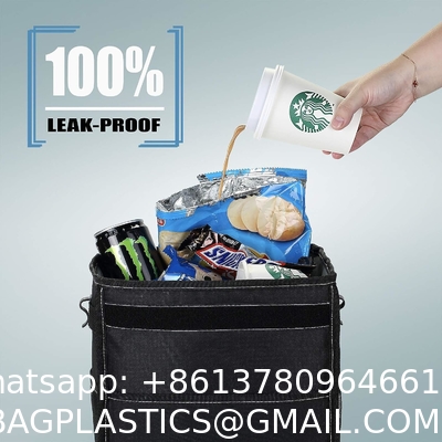 Car Trash Can For Car Cute, Car Trash Bag Bin Hanging Waterproof Automotive Car Garbage Cans Leak Proof Vehicle