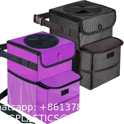 Car Trash Can For Car Cute, Car Trash Bag Bin Hanging Waterproof Automotive Car Garbage Cans Leak Proof Vehicle