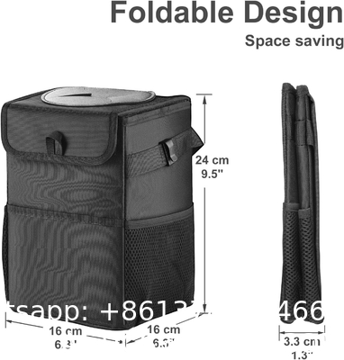 Car Trash Can For Car Cute, Car Trash Bag Bin Hanging Waterproof Automotive Car Garbage Cans Leak Proof Vehicle