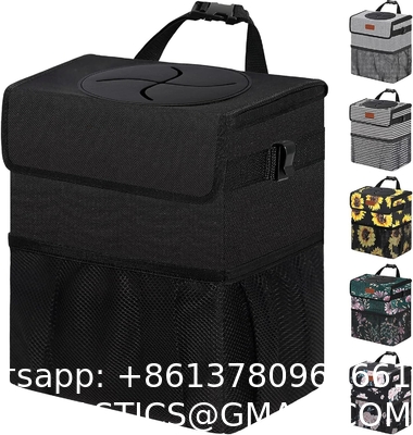 Car Trash Can For Car Cute, Car Trash Bag Bin Hanging Waterproof Automotive Car Garbage Cans Leak Proof Vehicle
