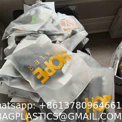 Frosted Packaging Bag,50PCS 5.5 * 7.9"Clear Plastic Poly Bags,3 Mil Reclosable Clear Ziplock Poly Bags