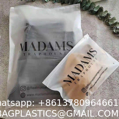 Frosted Packaging Bag,50PCS 5.5 * 7.9"Clear Plastic Poly Bags,3 Mil Reclosable Clear Ziplock Poly Bags