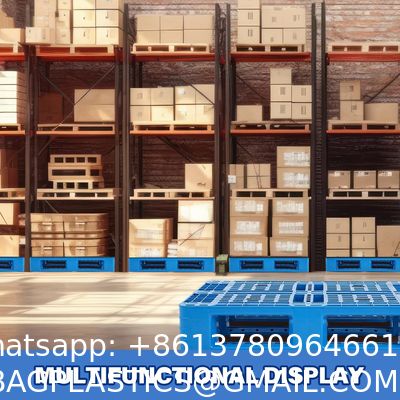 Polyethylene Pallet Breathable Grid Lightweight Storage Pad For Wet Basement Floor Storage Outside Supermarket Garage