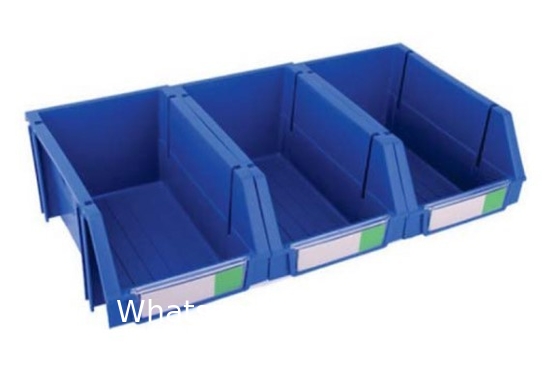 Workshop Hanging Box Plastic Container Tool Spare Parts Storage Bins Shelves Injection Stackable Rack Divisible Organizer