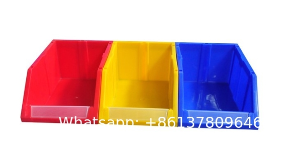 Workshop Hanging Box Plastic Container Tool Spare Parts Storage Bins Shelves Injection Stackable Rack Divisible Organizer