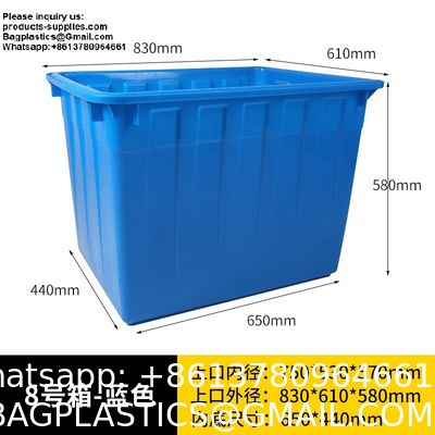 Large Capacity Plastic Water Tank Thickened Storage Tank Smooth Clothing Textile Factory Storage Durable Large Box