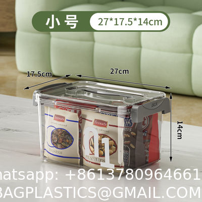 Plastic Storage Bins With Lids Quart Storage Containers With Black Buckle Latch, Stackable Storage Organizers For Home Pantry Office Classroom Organization, Clear