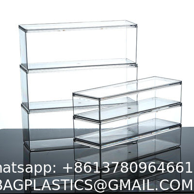 Clear Stackable Storage Bins With Lids, Large Plastic Containers With Handle For Pantry Organizer And Storage,Perfect For Bathroom,Cabinet,Kitchen,Fridge,Closet Organization