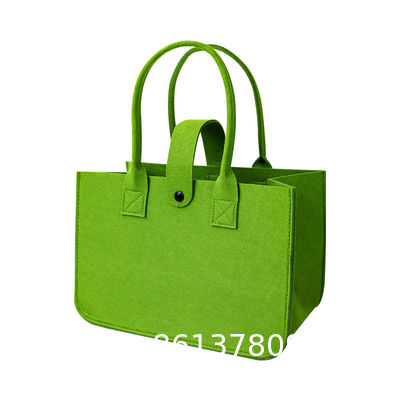 Logo DIY Personalized Grocery Bag Wholesale Shopping Bags Customization Cheap Handbags Casual Felt Women Shopping Handbags For Daily Use