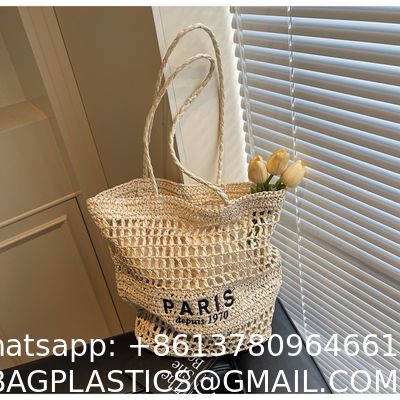 Find Similar Icon Summer Beach Holiday Dress Luxury Lady Casual Underarm Handbag Slouch Crochet Straw Raffia Tote Shopping Travel Bucket Bag