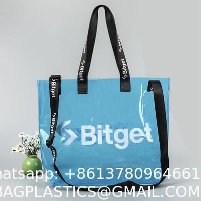 hologram holographic shiny fashion sustainable Waterproof Beach Bags Women Clear Iridescent Tote Bag Cosmetic Pouch For Phone Travel Beach Pool Essentials