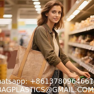 Eco Friendly Custom Waterproof Women Tote Bag Fashion Casual Large Capacity Handbag Lightweight, Spacious Shoulder Bag