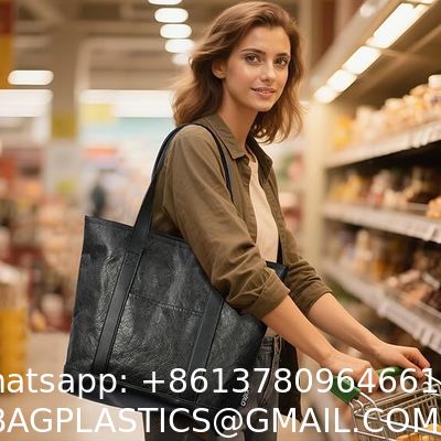 Eco Friendly Custom Waterproof Women Tote Bag Fashion Casual Large Capacity Handbag Lightweight, Spacious Shoulder Bag