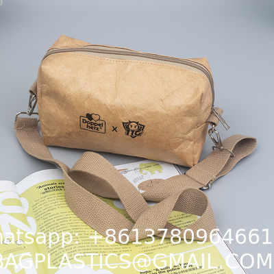 Tyvek And Kraft Paper Tote Bag, Large Size With Long Strap, Washable Eco Friendly Bag For Home, Office, Travel Tote Bag Women’s Kraft Paper Work Handbags Purses with Top Handle