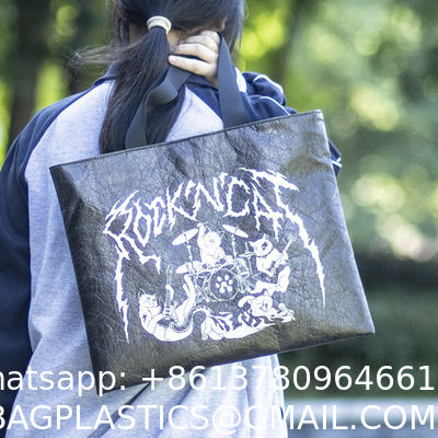 Washable Tyvek Kraft Paper Shopping Bag Print On Demand High Quality Products Accept Customization Dupont Paper Tote Bag Unique Design Suit Your Preferences