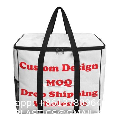 Thermal Cooler Insulated Bag, Shopping Cooler Bag Fabrics Print On Demand Custom Dirty Clothes Basket Large Laundry Basket Durable Dirty Clothes Storage Laundry Bin