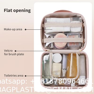 Travel Toiletry Bag for Women, Makeup Bag& Cases, Waterproof Makeup Organizer, Large Capacity Outdoor Travel Toiletries And Cosmetics Bag Three Piece Set Customization Convenient Storage Bag