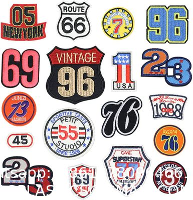 Custom Logo Embroidery Patches Wholesale Heat Press Designer Woven Patches Iron On Woven Hat Patches Embroidered For Clothes