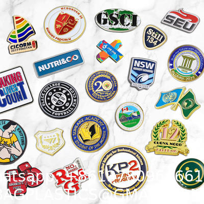 Manufacturer Custom Fashion Pins Metal Logo Badges Brooch Hard Soft Enamel Pins Lapel Pins For Clothes Decorative Hard Enamel Badge Fashion Jersey Decorative Lapel Pins for Clothes