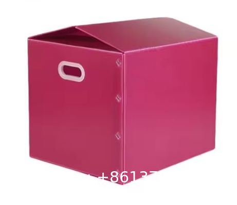 Customizable PP Plastic Storage Box Multi-Size Foldable Moving Organization Boxes 4mm Thickness Cut Processed To Order