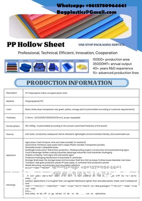 Manufacturers Anti Static PP Hollow Plate Turnover Box Foldable Carton Type Corrugated Poly Packaging Storage Box 5mm Thick PP Plastic Moving Boxes Space-Saving Design Cutting Processing