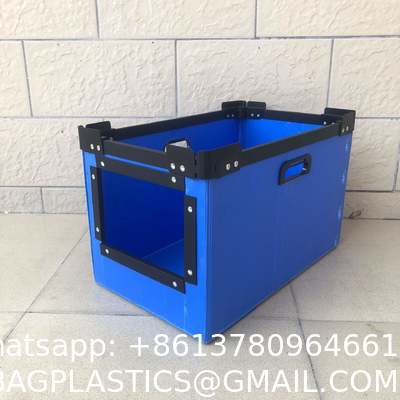 Wholesale Polypropylene Manufacturer Pp Sheets Hollow Plastic Storage Boxes With A Border Corrugated Frame Box Polypropylene Cardboard Sheet Container Coroplast Storage Box